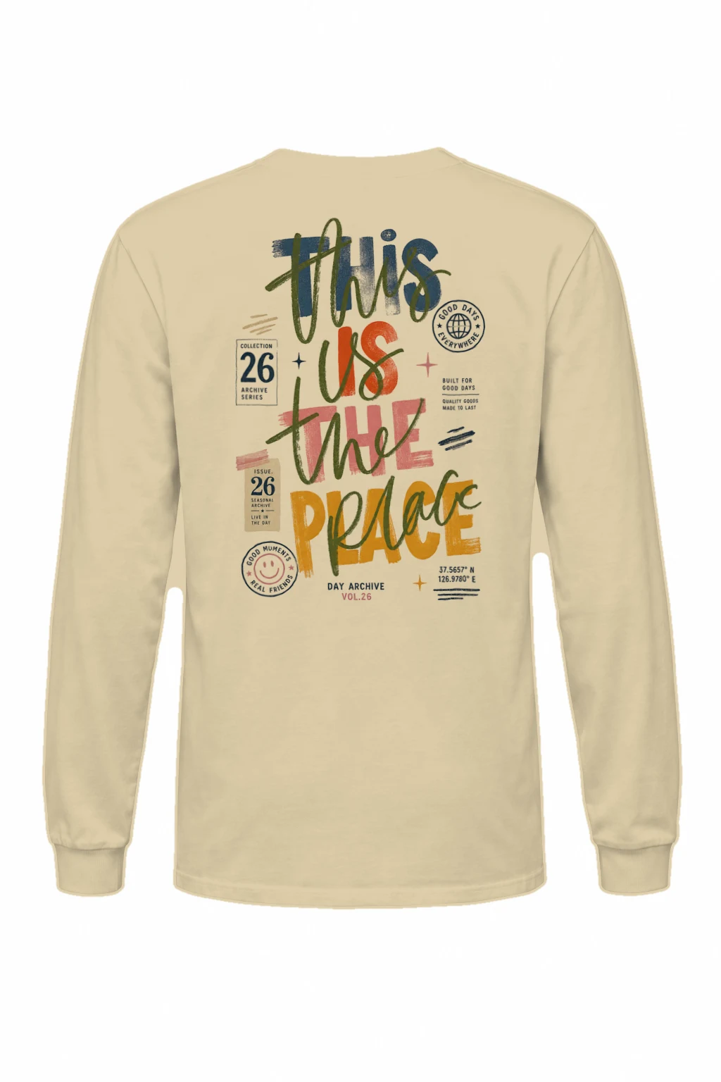 "Good Days Archive" Unisex Longsleeve T-shirt | Gildan 2400