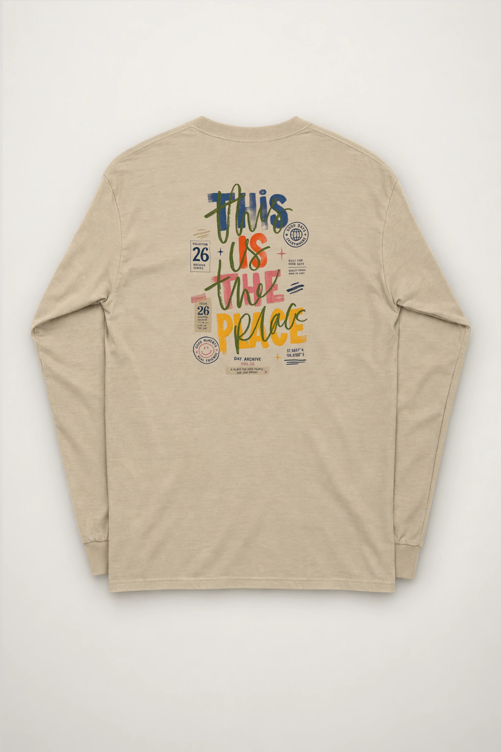"Good Days Archive" Unisex Longsleeve T-shirt