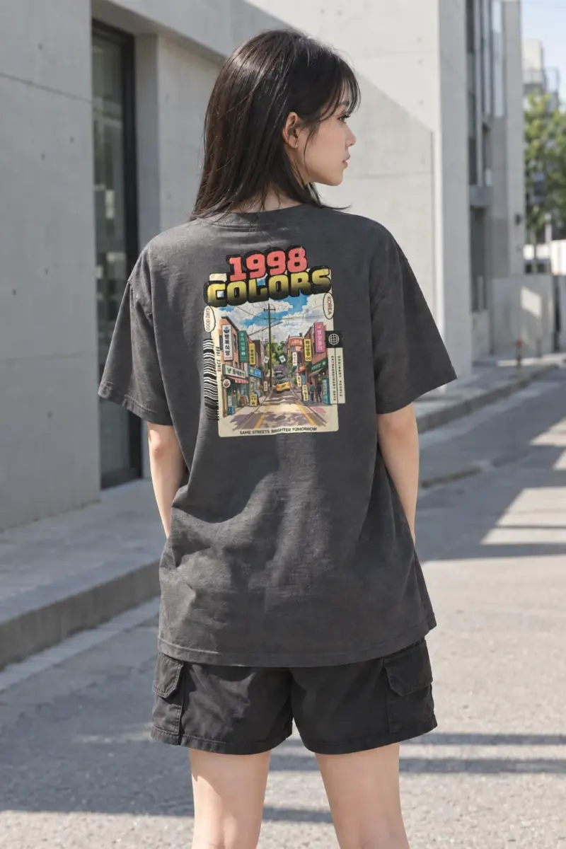 "Good Days Korea" Heavyweight Unisex Crewneck T-shirt | Gildan 5000