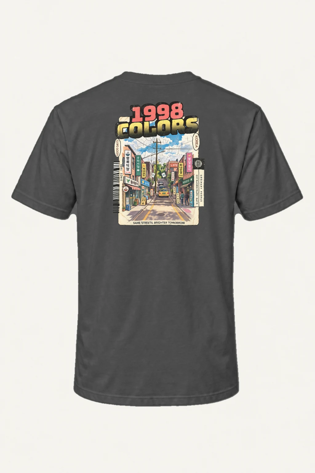 "Good Days Korea" Heavyweight Unisex Crewneck T-shirt | Gildan 5000