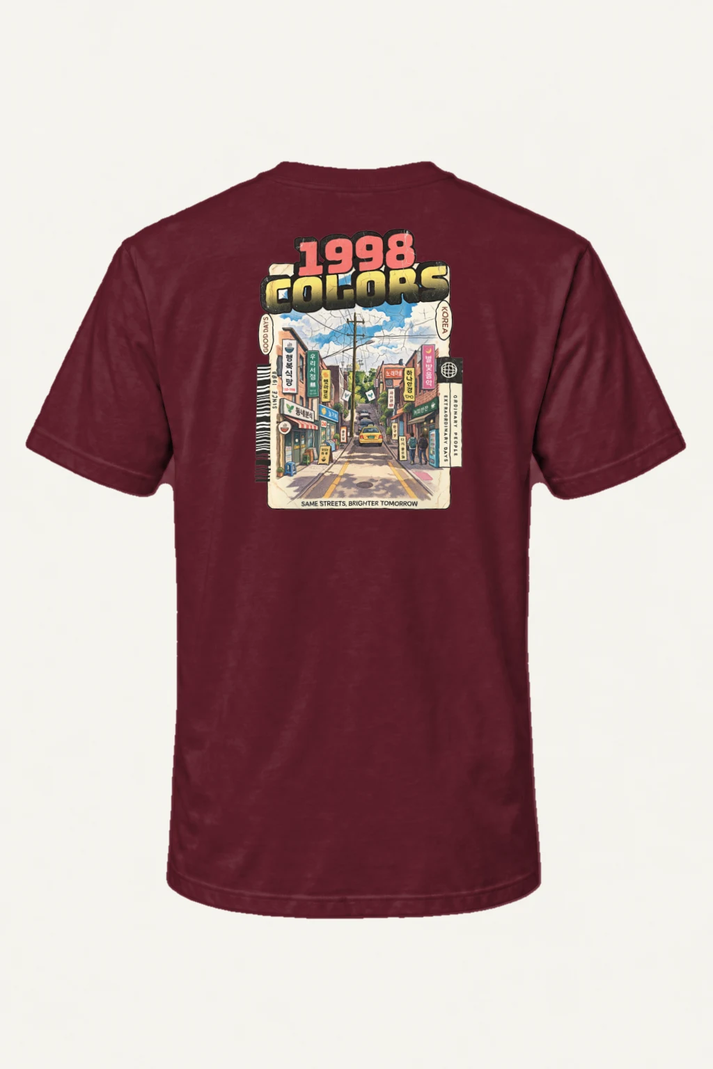 "Good Days Korea" Heavyweight Unisex Crewneck T-shirt | Gildan 5000