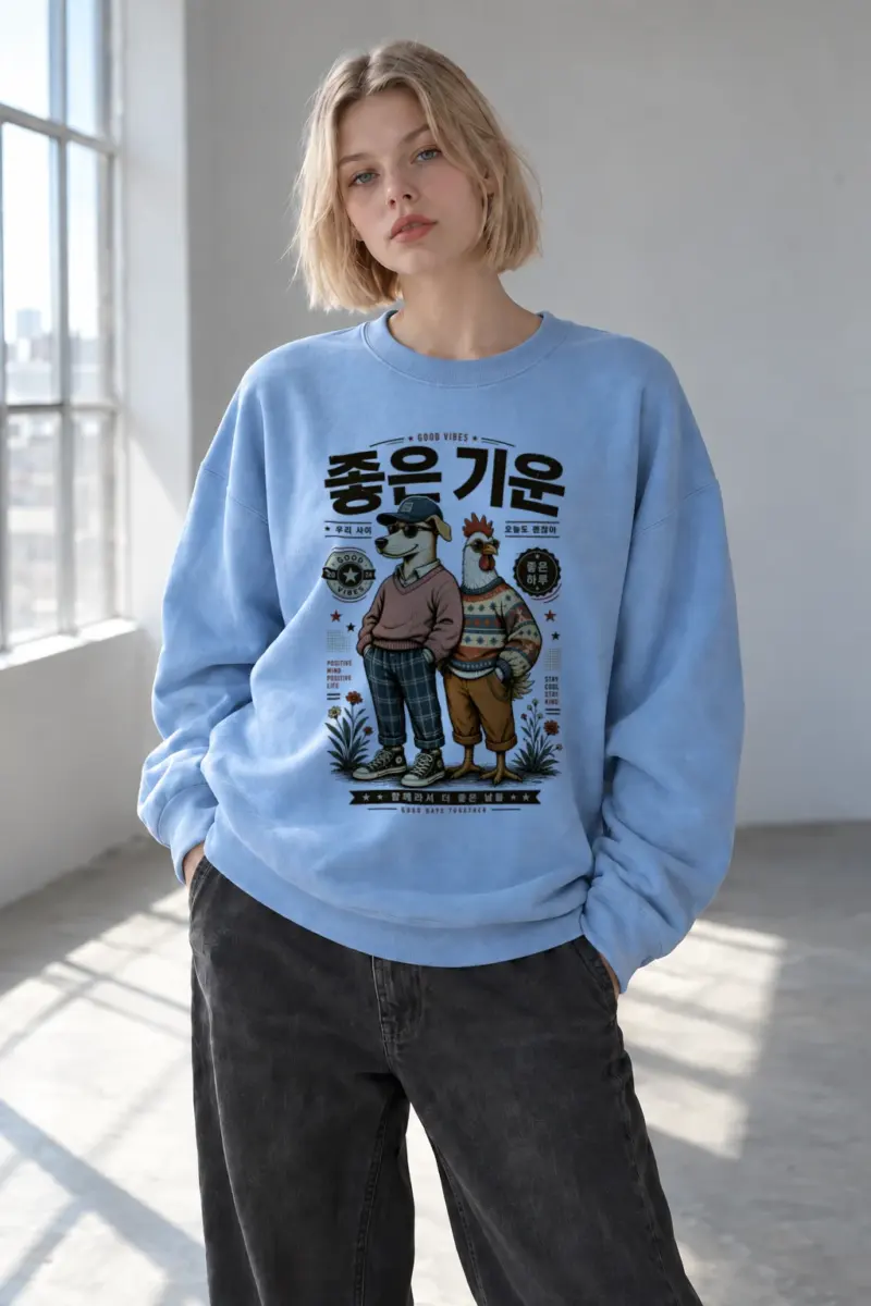"Good Days Together" Heavy Blend Unisex Crewneck Sweatshirt | Gildan 18000