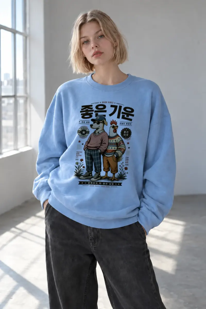 "Good Days Together" Heavy Blend Unisex Crewneck Sweatshirt | Gildan 18000