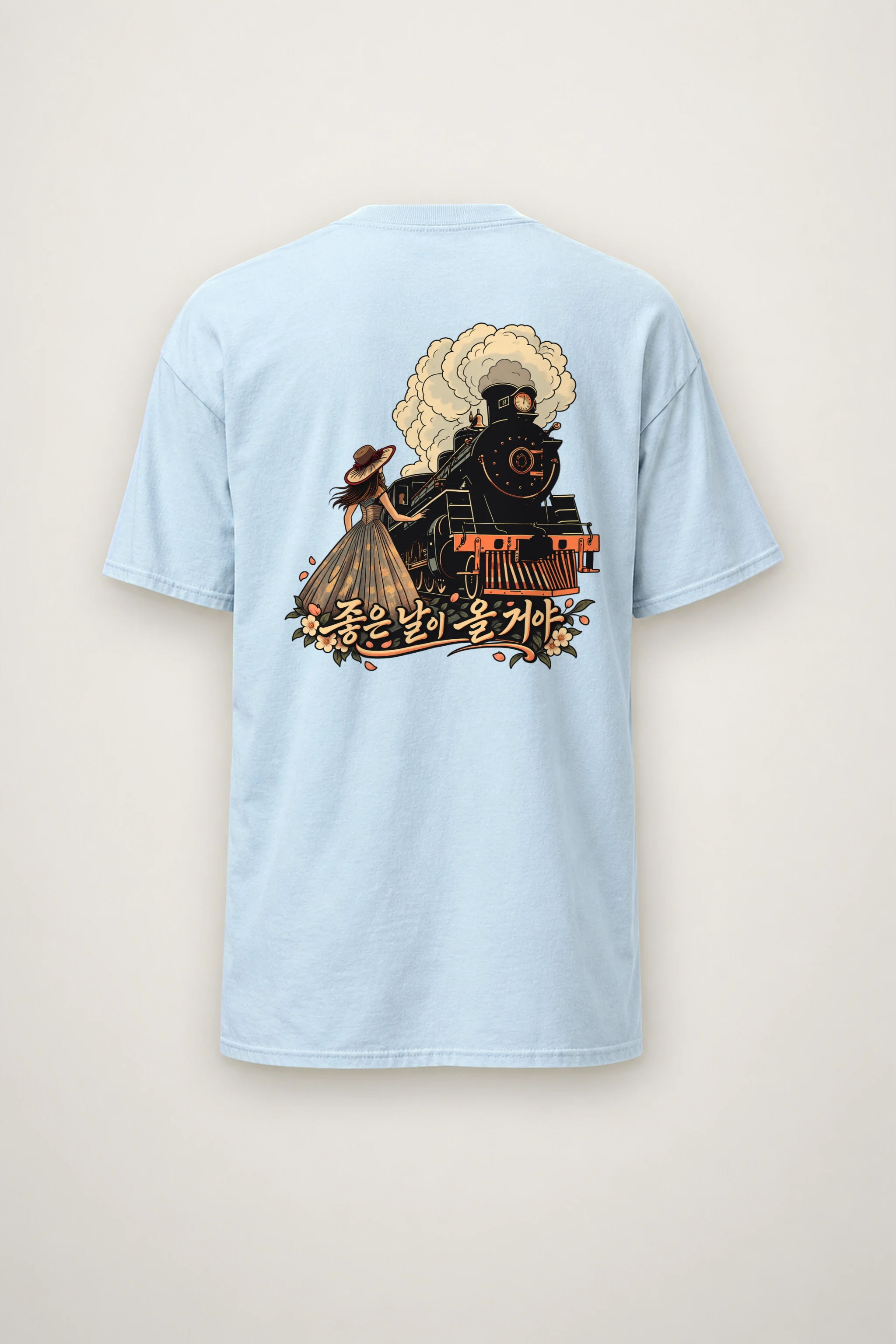 "Good Days Will Come" Heavyweight Unisex Crewneck T-shirt
