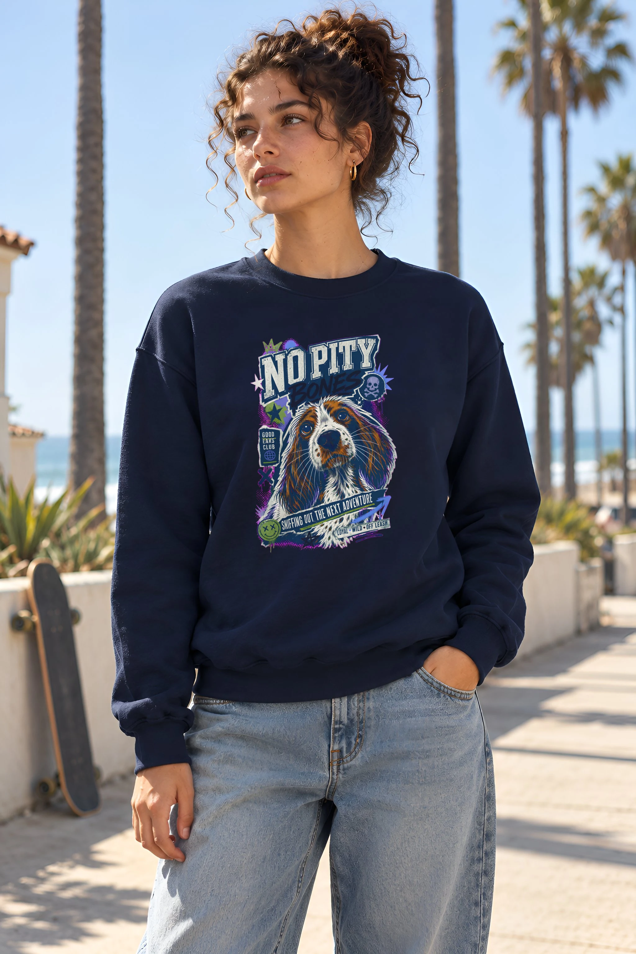 "Good Ears Club" Heavy Blend Unisex Crewneck Sweatshirt