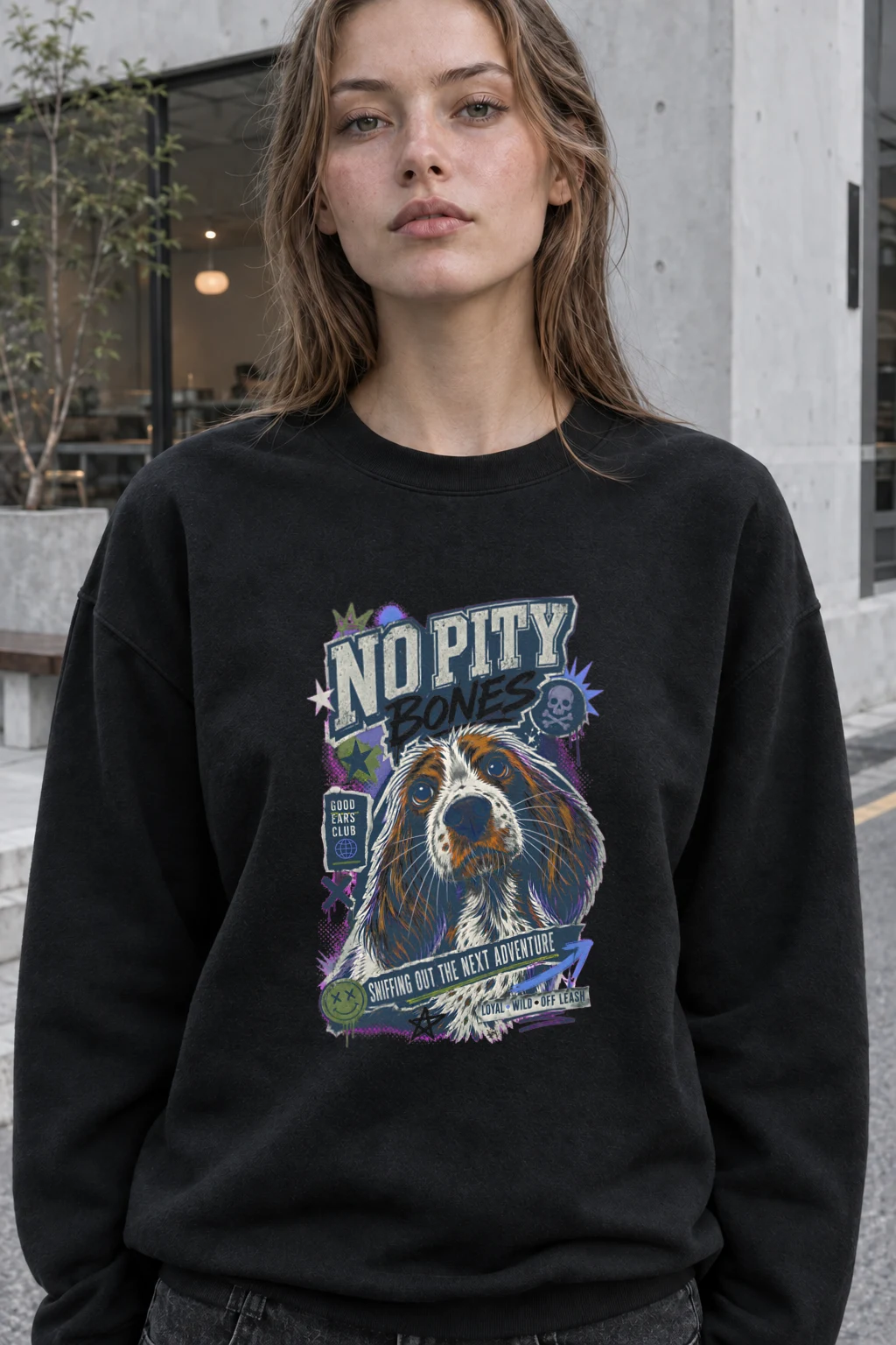 "Good Ears Club" Heavy Blend Unisex Crewneck Sweatshirt | Gildan 18000