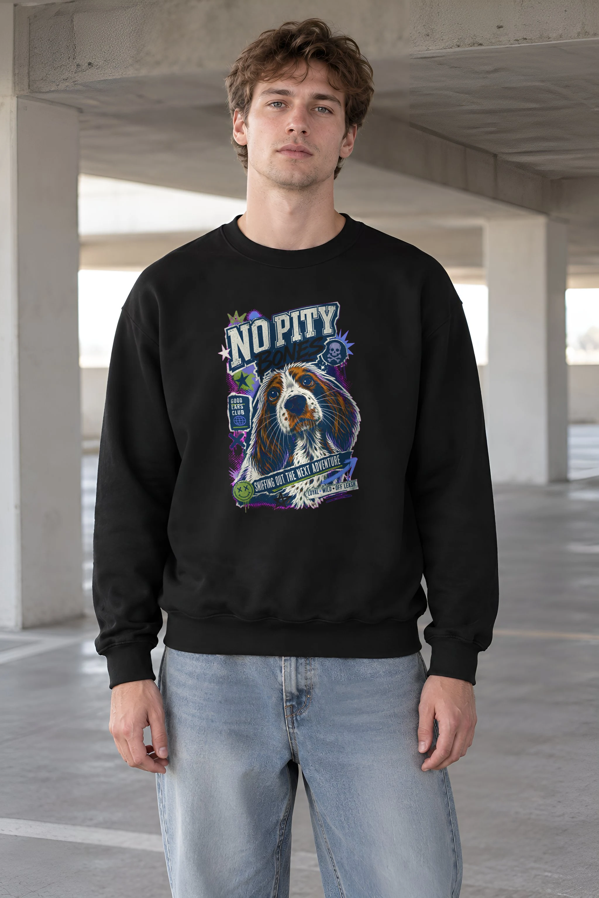 "Good Ears Club" Heavy Blend Unisex Crewneck Sweatshirt