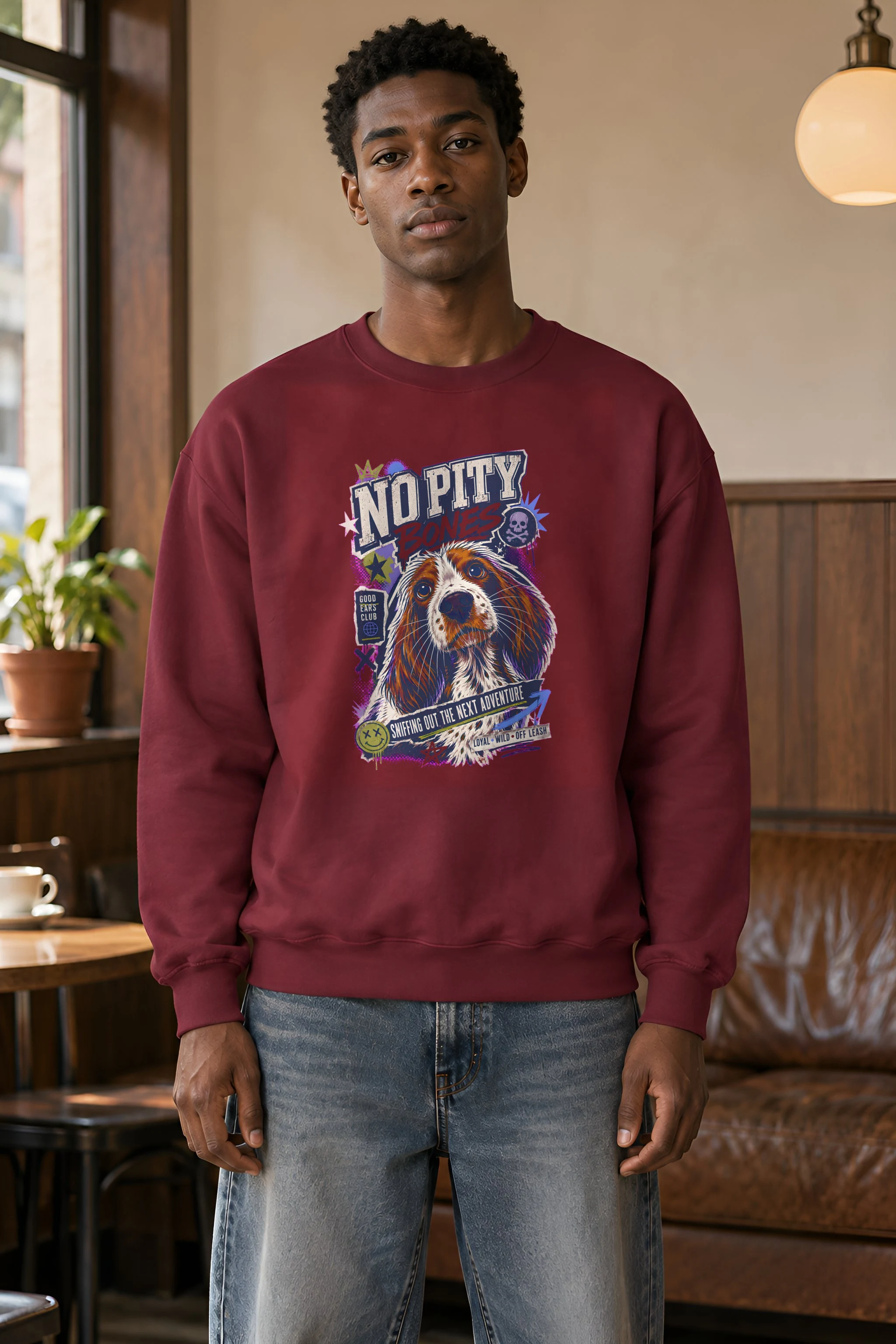 "Good Ears Club" Heavy Blend Unisex Crewneck Sweatshirt