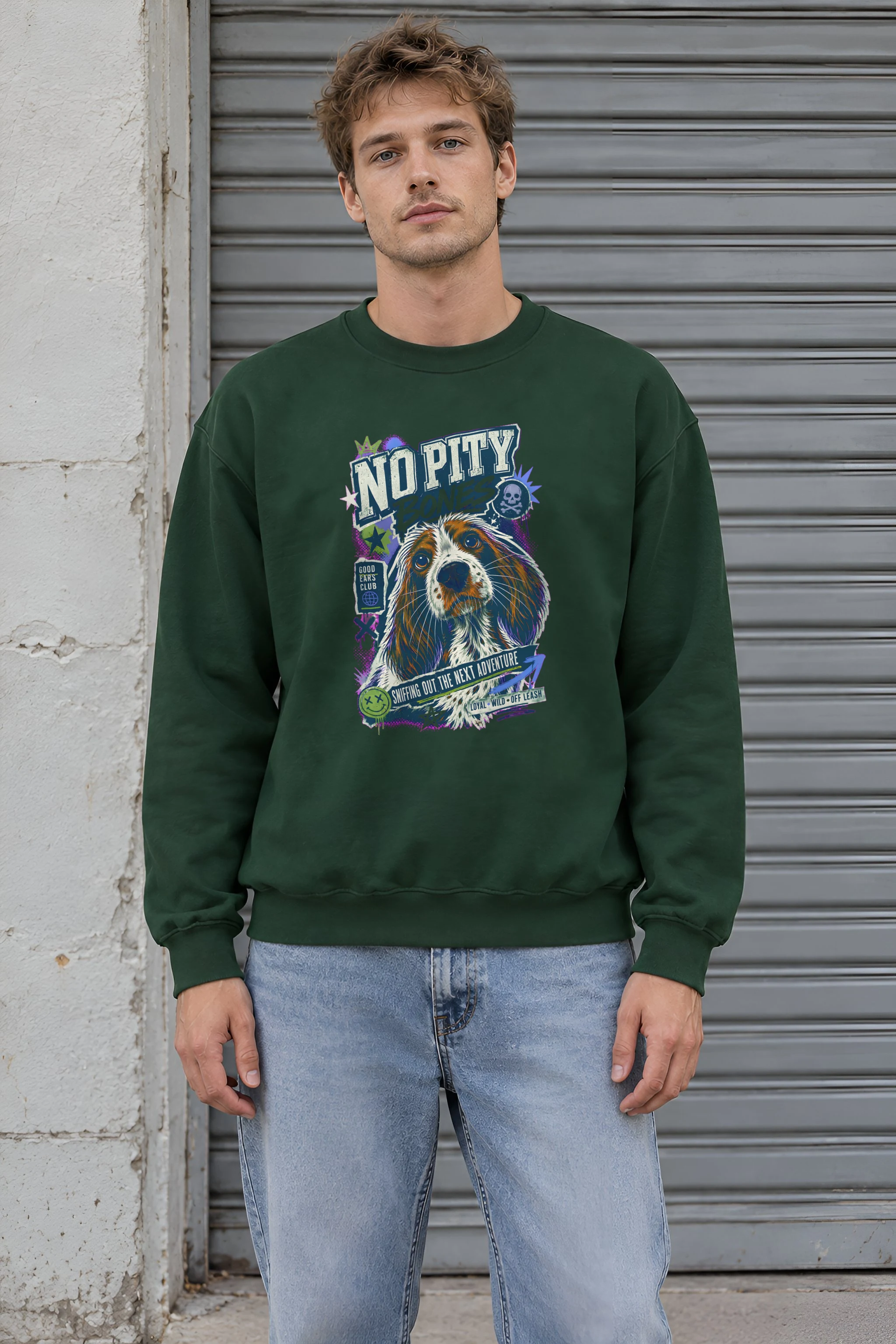 "Good Ears Club" Heavy Blend Unisex Crewneck Sweatshirt