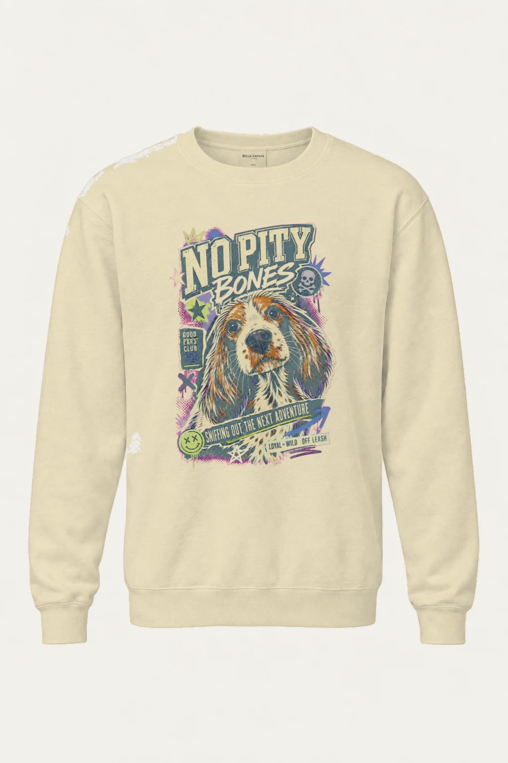 "Good Ears Club" Unisex Sponge Fleece Crewneck Sweatshirt | Bella + Canvas 3901