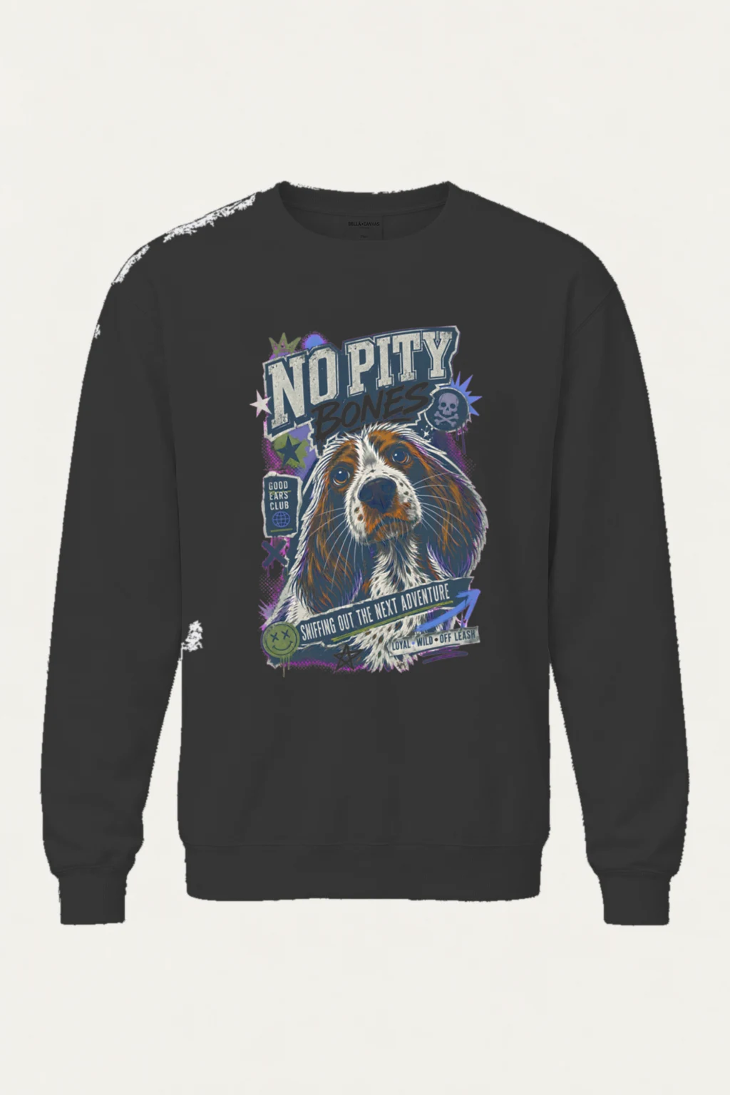 "Good Ears Club" Unisex Sponge Fleece Crewneck Sweatshirt | Bella + Canvas 3901