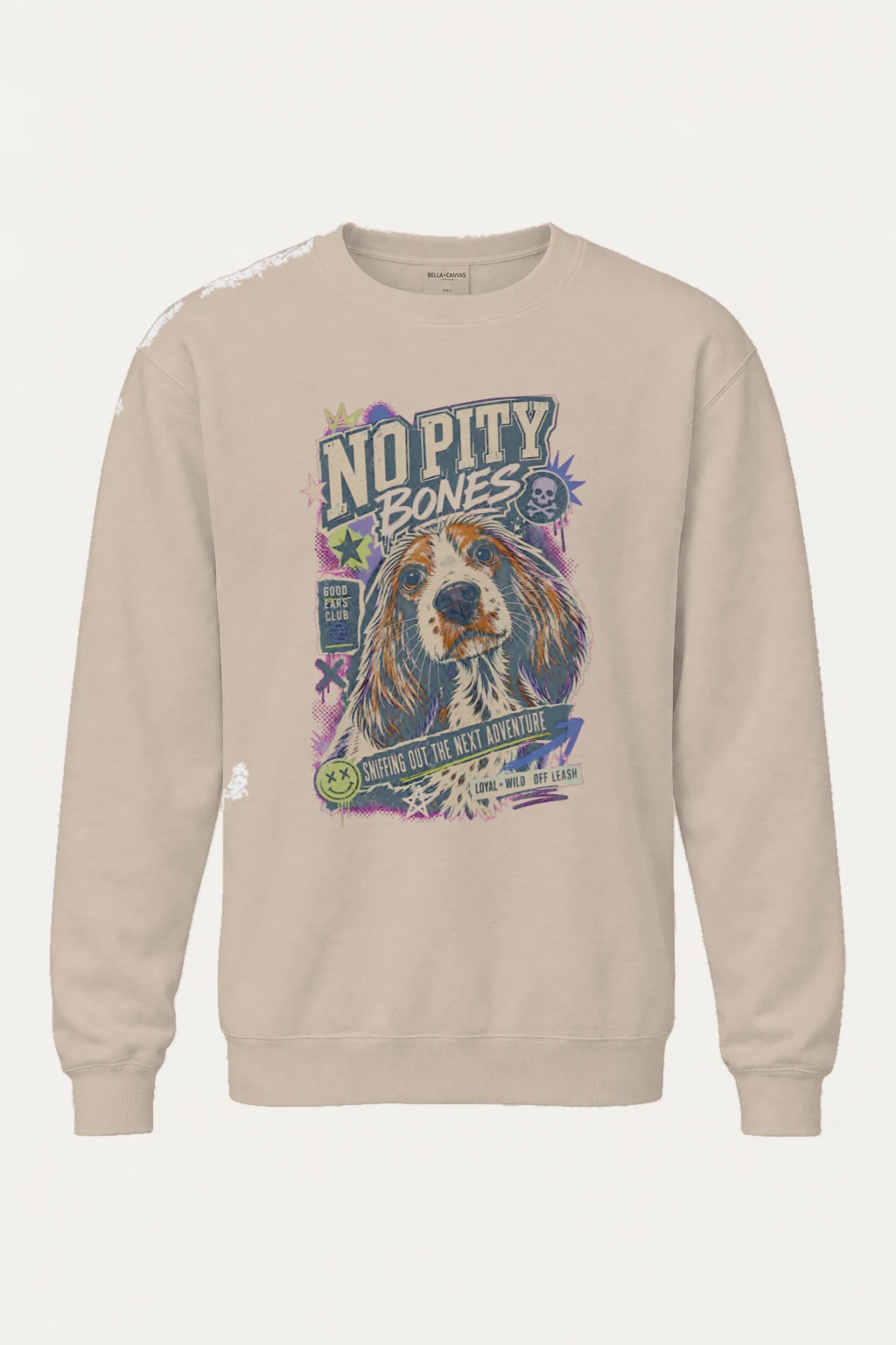 "Good Ears Club" Unisex Sponge Fleece Crewneck Sweatshirt | Bella + Canvas 3901