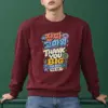 "Good Energy Thanks" Heavy Blend Unisex Crewneck Sweatshirt