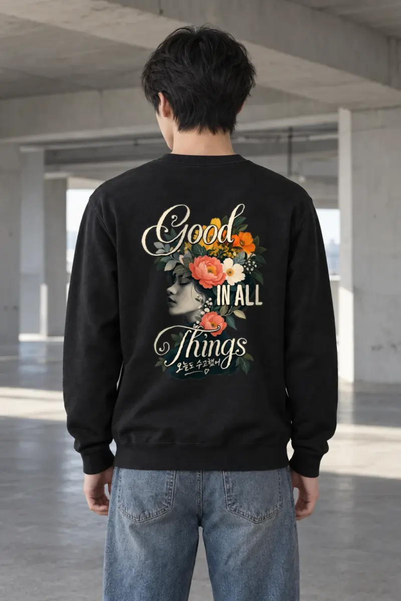 "Good In All Things" Heavy Blend Unisex Crewneck Sweatshirt
