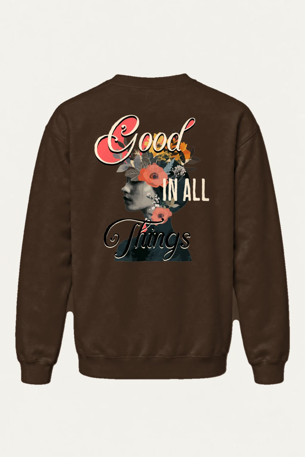 "Good In All Things" Heavy Blend Unisex Crewneck Sweatshirt | Gildan 18000