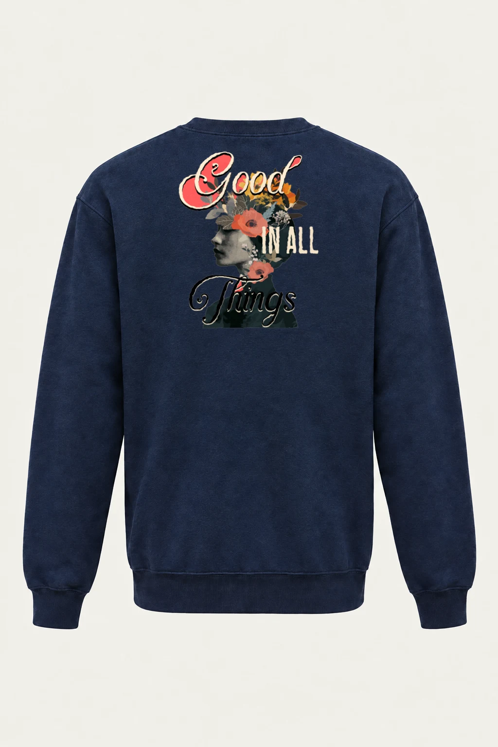 "Good In All Things" Heavy Blend Unisex Crewneck Sweatshirt | Gildan 18000