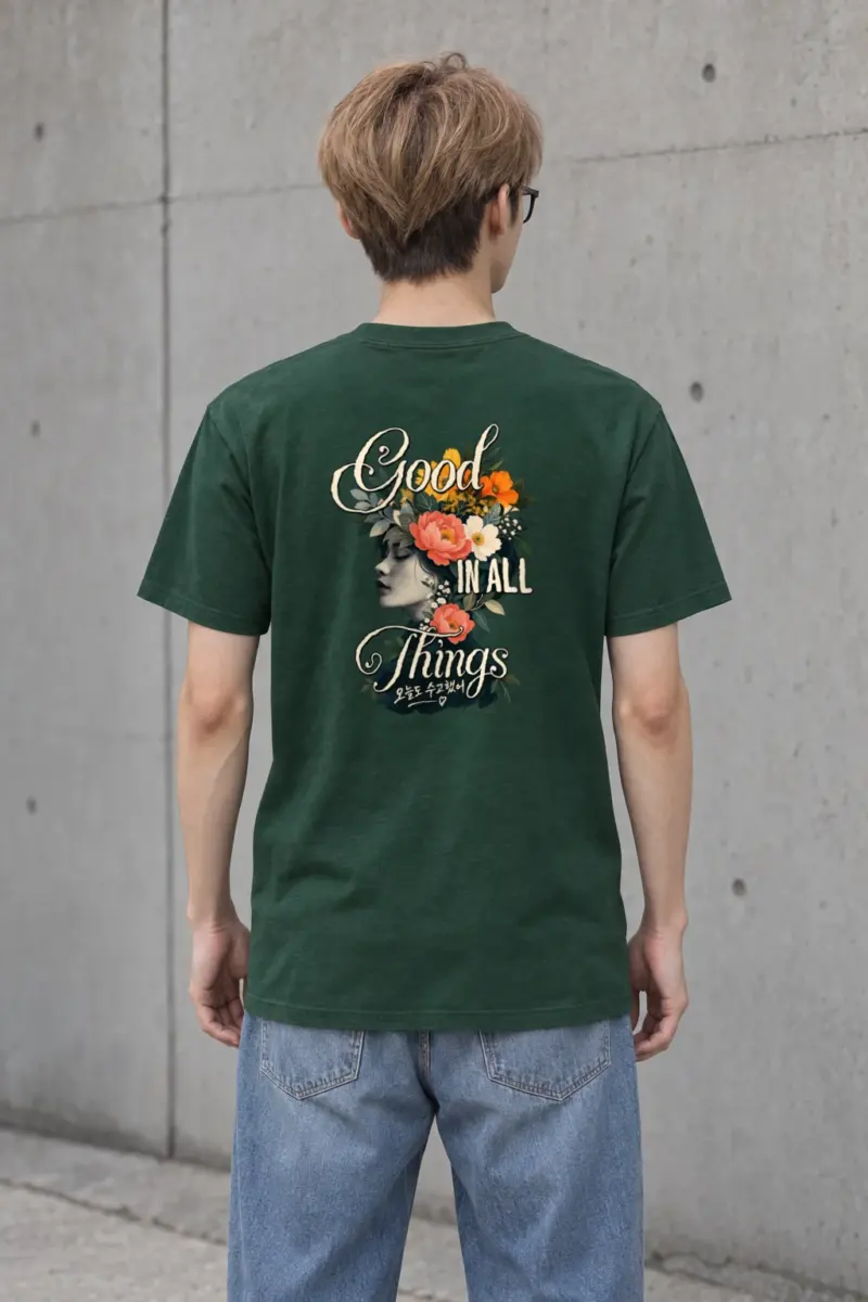 "Good In All Things" Heavyweight Unisex Crewneck T-shirt