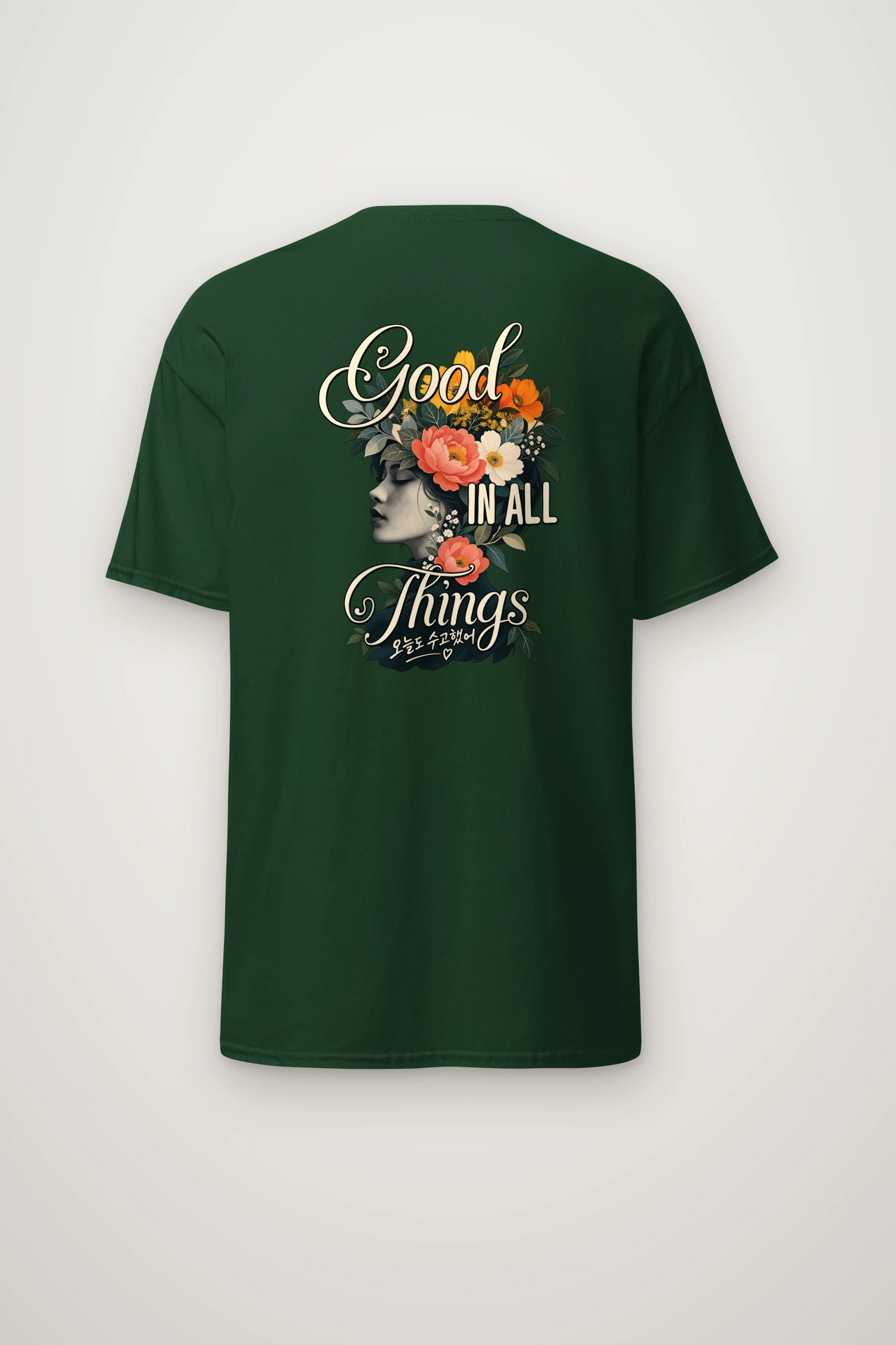 "Good In All Things" Heavyweight Unisex Crewneck T-shirt