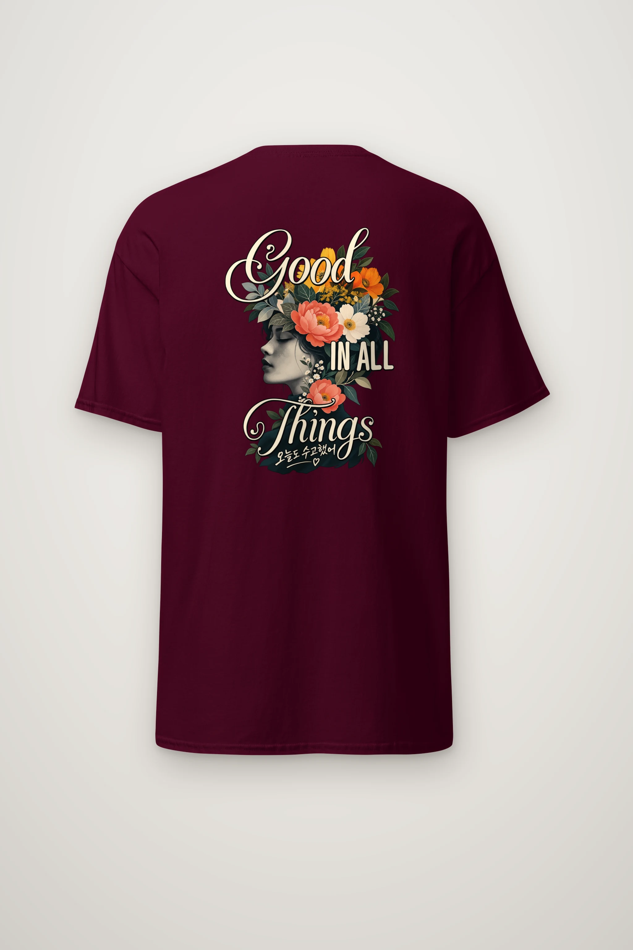 "Good In All Things" Heavyweight Unisex Crewneck T-shirt
