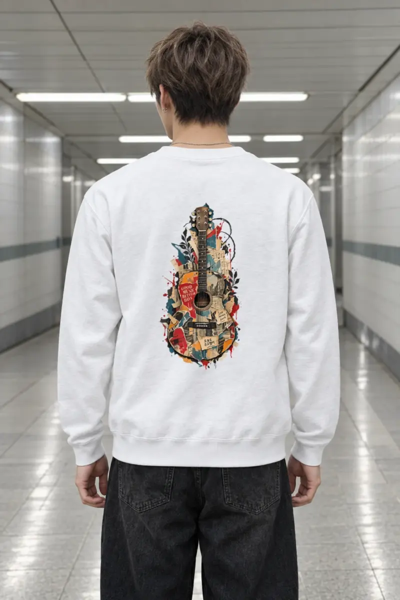 "Good Music Better Days" Heavy Blend Unisex Crewneck Sweatshirt