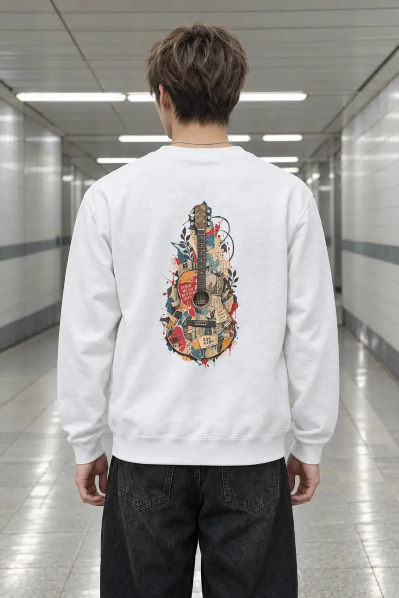 "Good Music Better Days" Heavy Blend Unisex Crewneck Sweatshirt