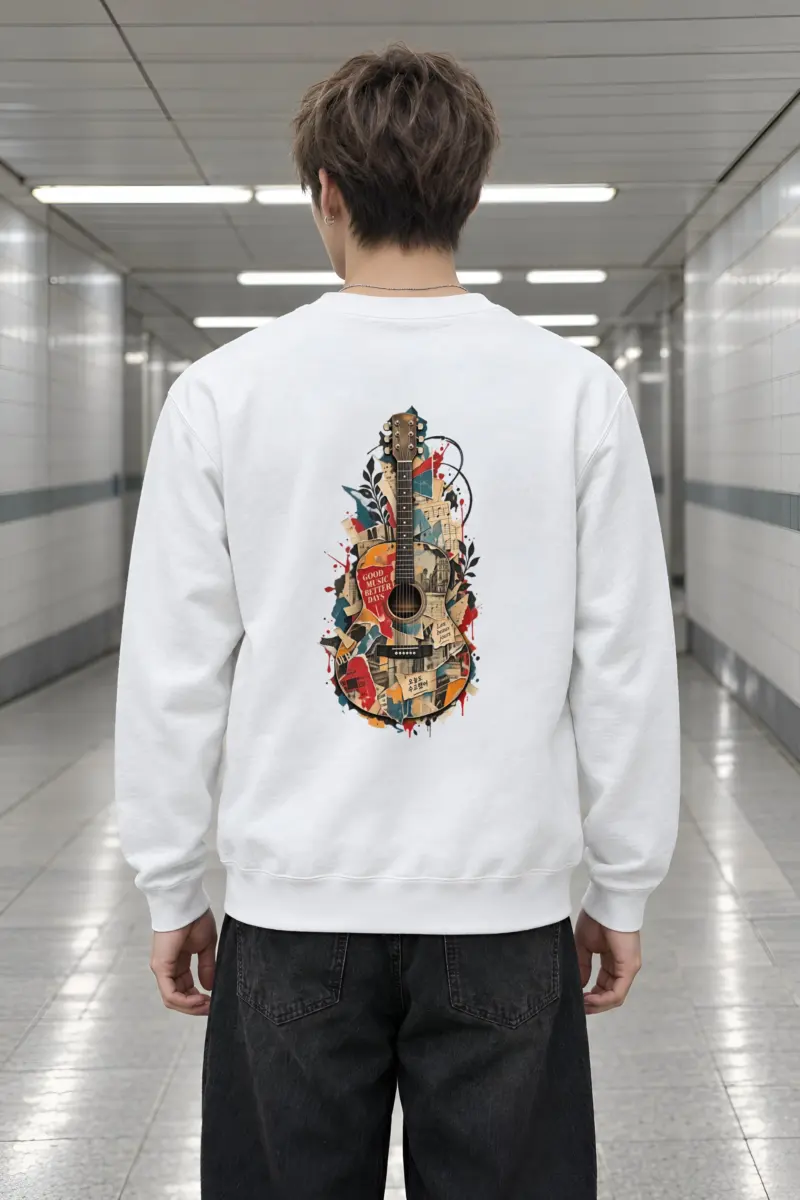 "Good Music Better Days" Heavy Blend Unisex Crewneck Sweatshirt