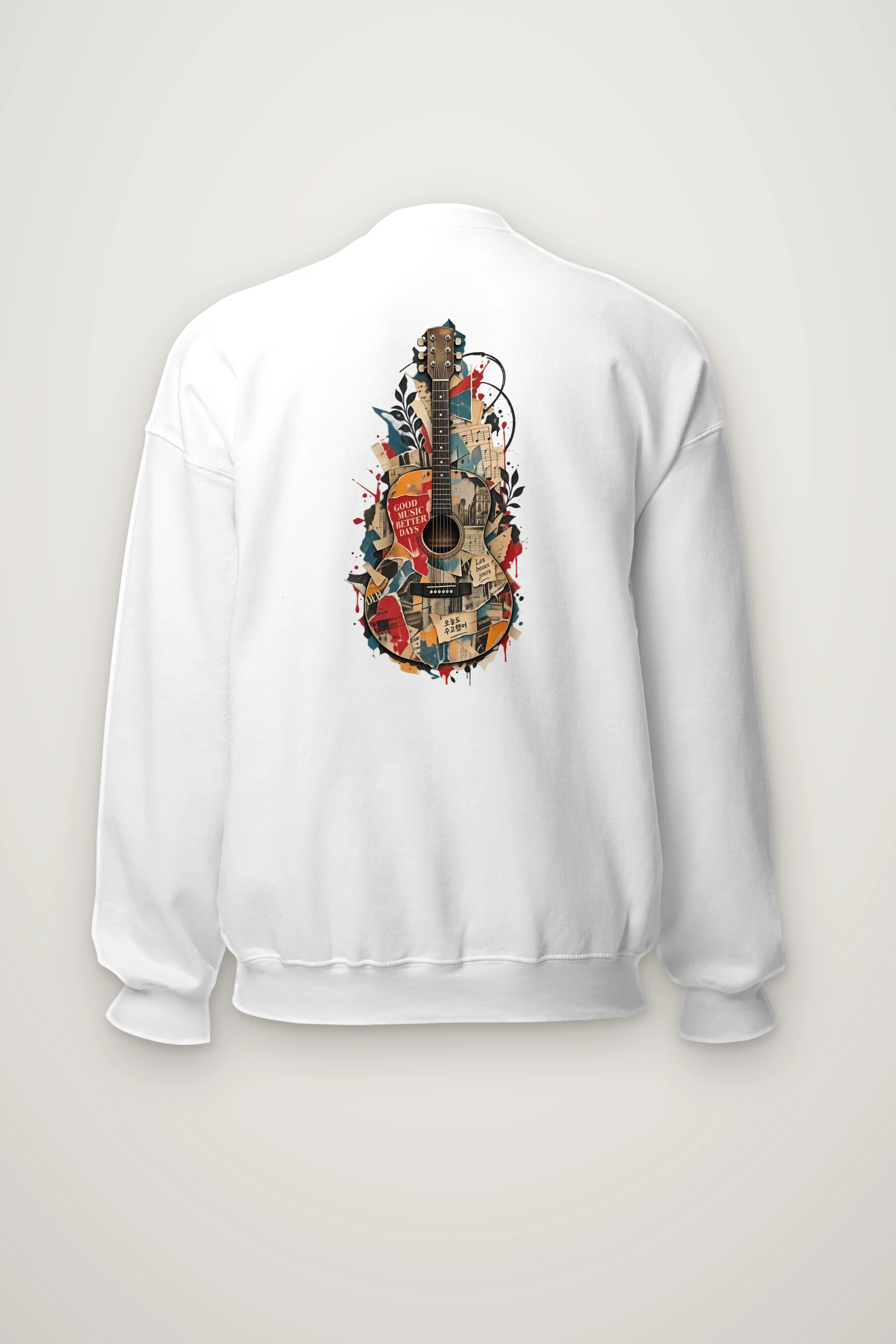 "Good Music Better Days" Heavy Blend Unisex Crewneck Sweatshirt
