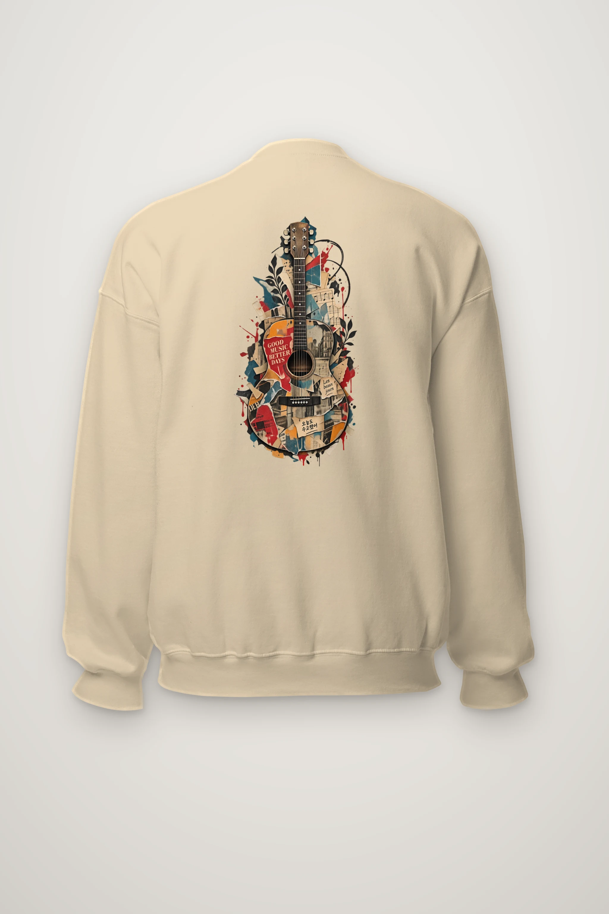"Good Music Better Days" Heavy Blend Unisex Crewneck Sweatshirt