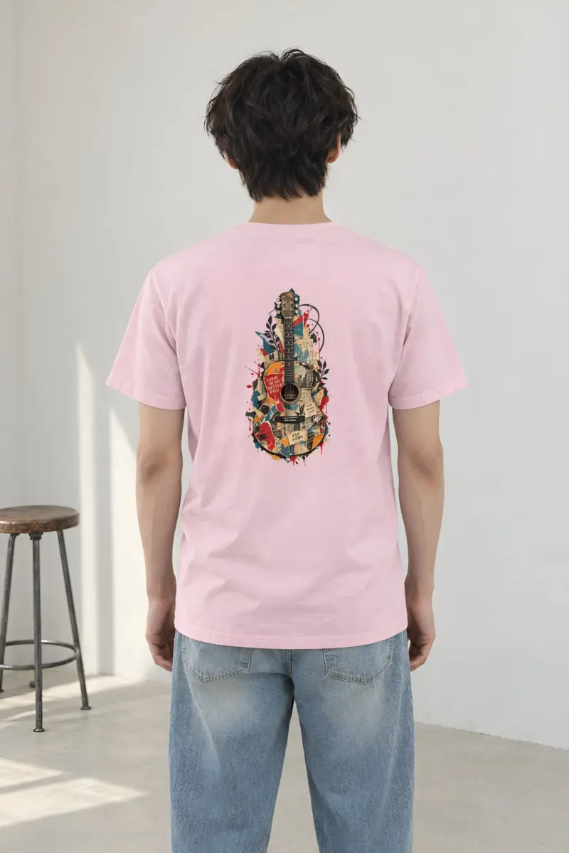 "Good Music Better Days" Heavyweight Unisex Crewneck T-shirt