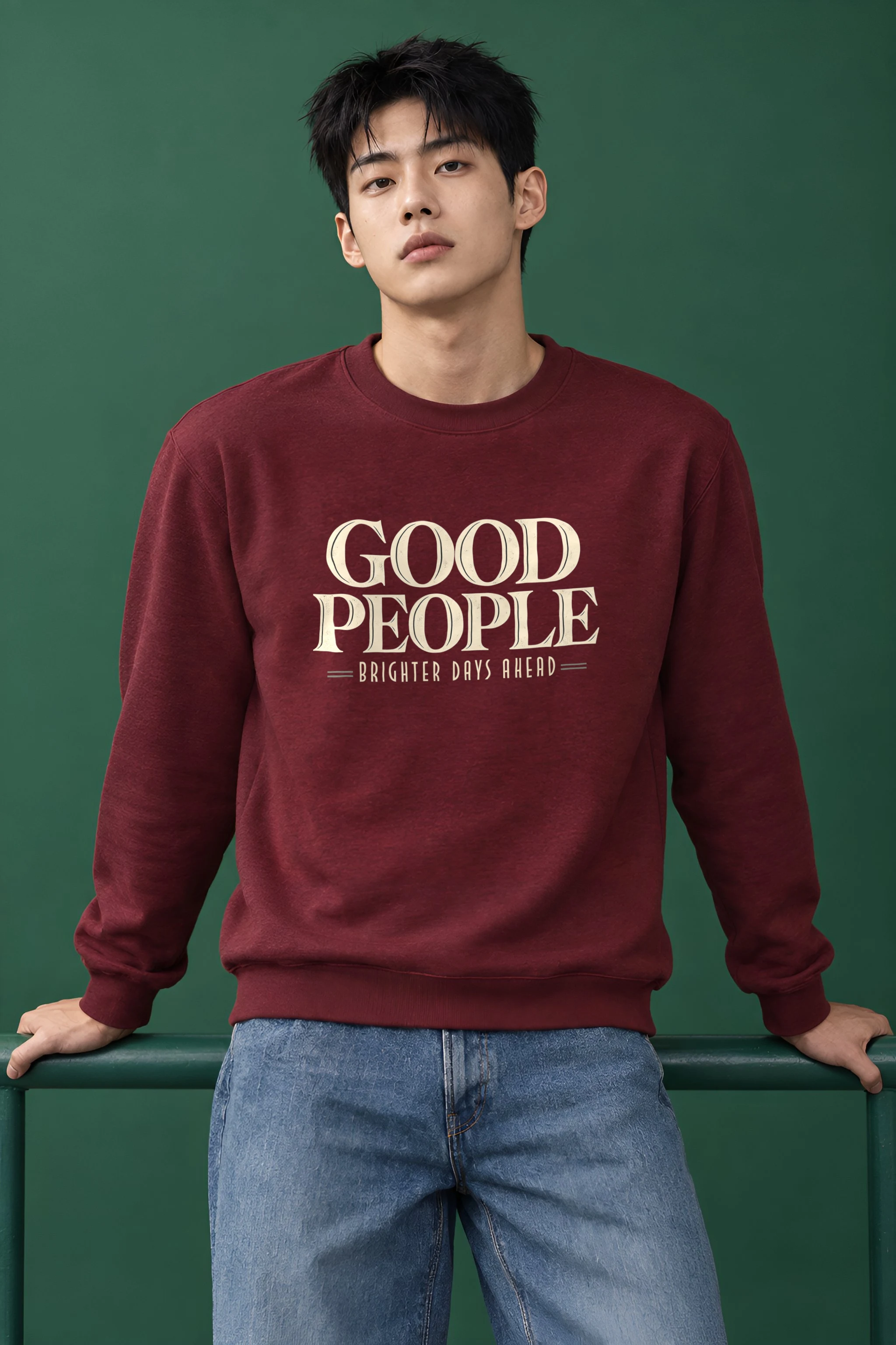 "Good People" Heavy Blend Unisex Crewneck Sweatshirt