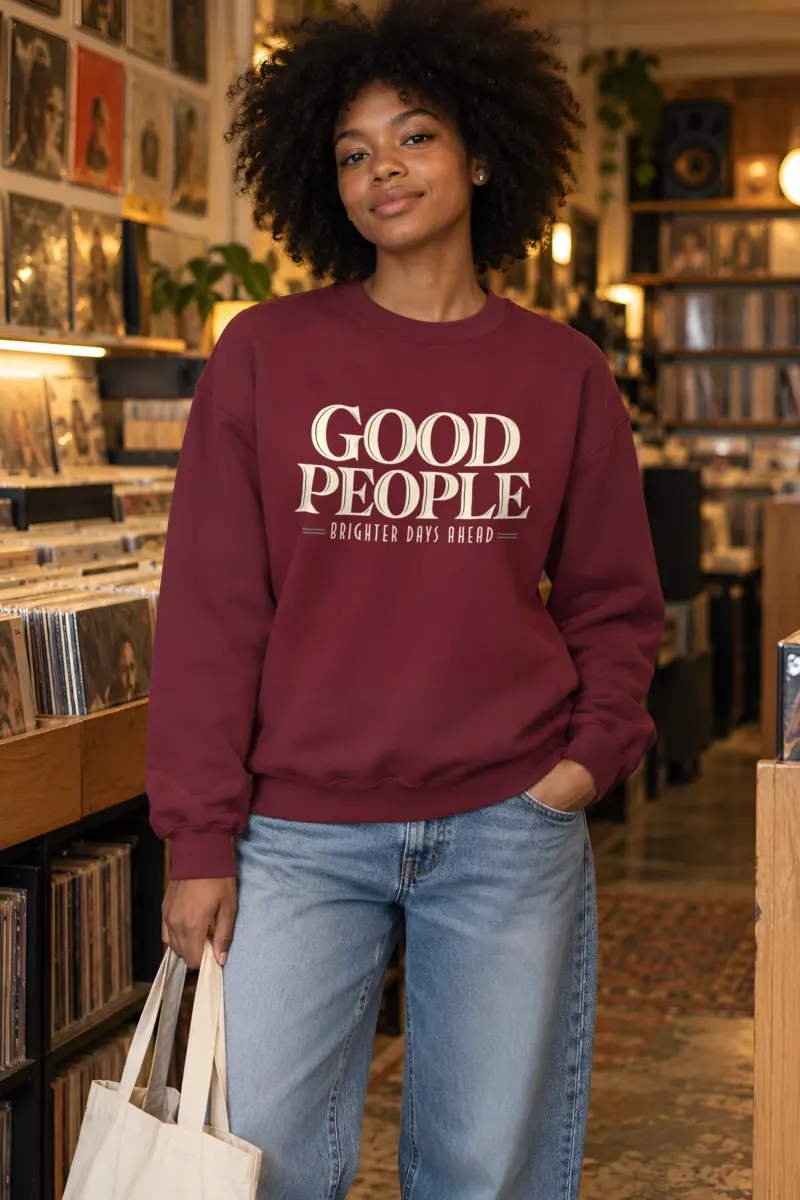 "Good People" Heavy Blend Unisex Crewneck Sweatshirt
