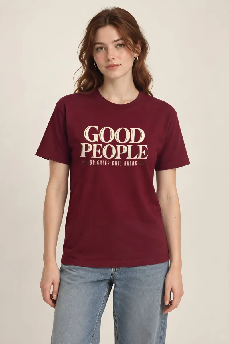 "Good People" Heavyweight Unisex Crewneck T-shirt