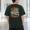 "Good Roads Ahead" Heavyweight Unisex Crewneck T-shirt | Gildan 5000