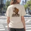"Good Steps Ahead" Heavyweight Unisex Crewneck T-shirt | Gildan 5000