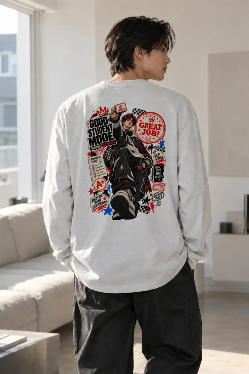 "Good Student Mode" Unisex Longsleeve T-shirt | Gildan 2400