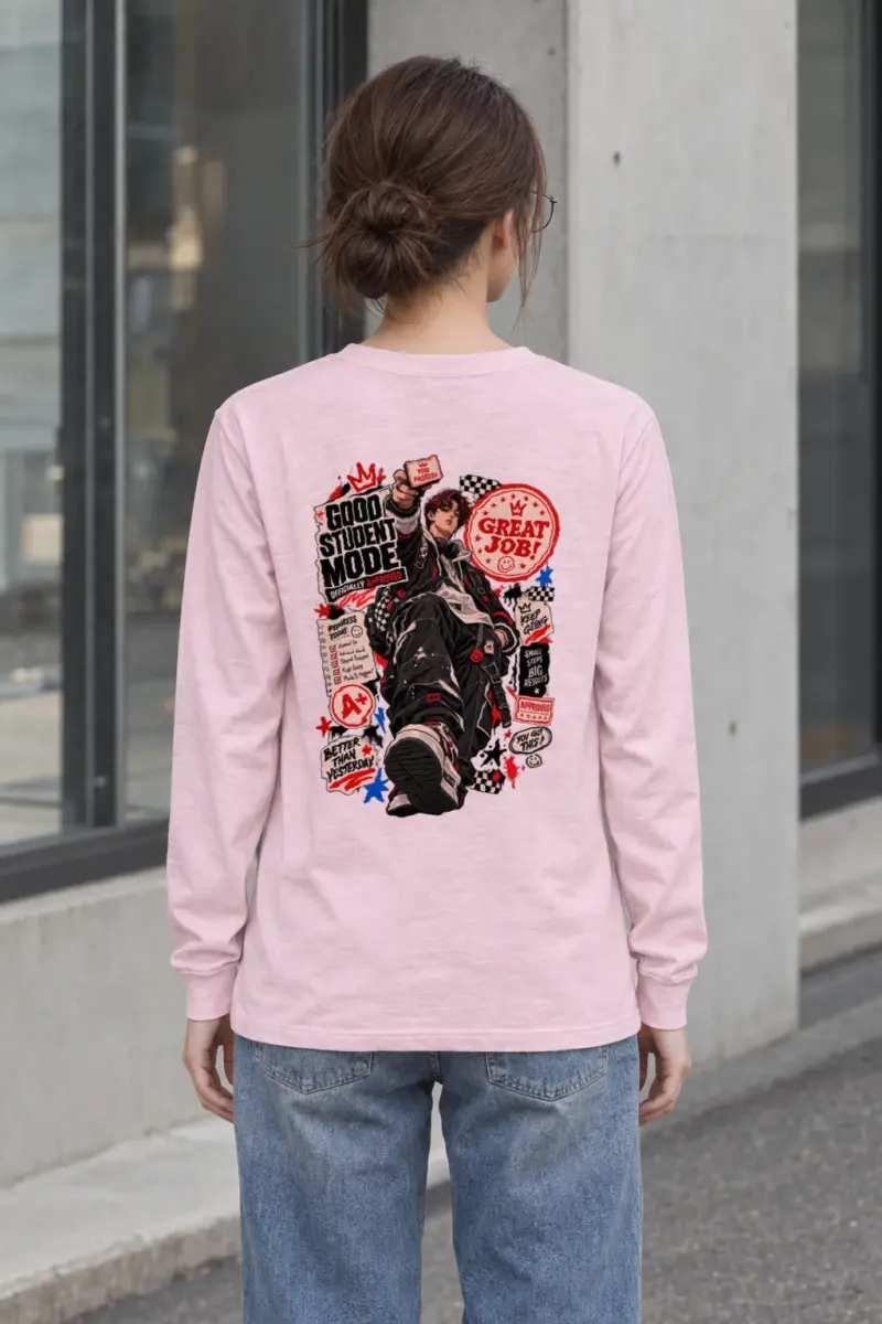 "Good Student Mode" Unisex Longsleeve T-shirt