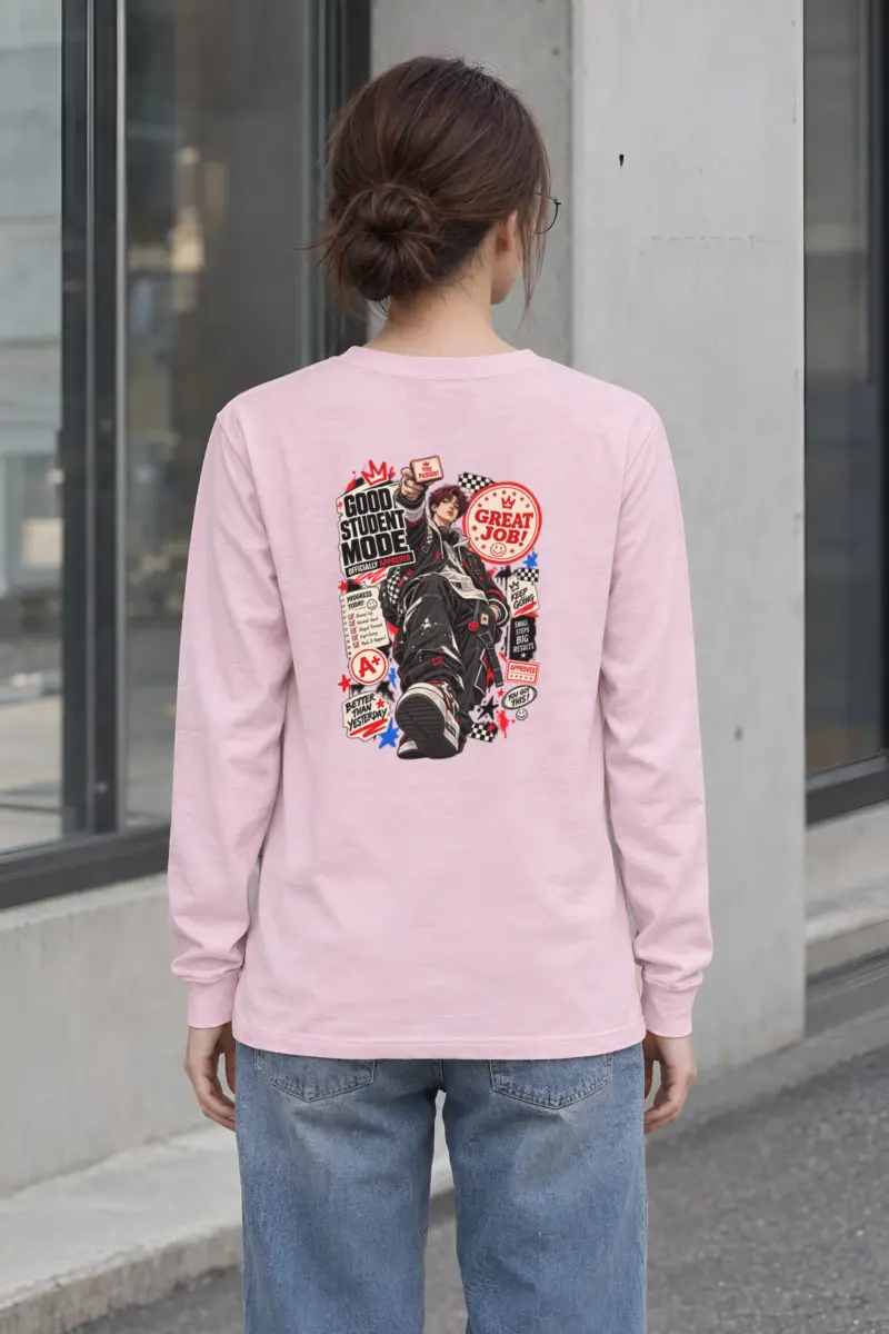 "Good Student Mode" Unisex Longsleeve T-shirt