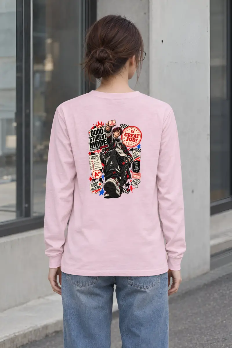 "Good Student Mode" Unisex Longsleeve T-shirt