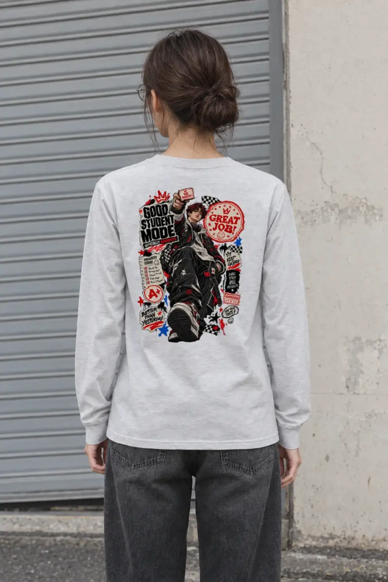 "Good Student Mode" Unisex Longsleeve T-shirt
