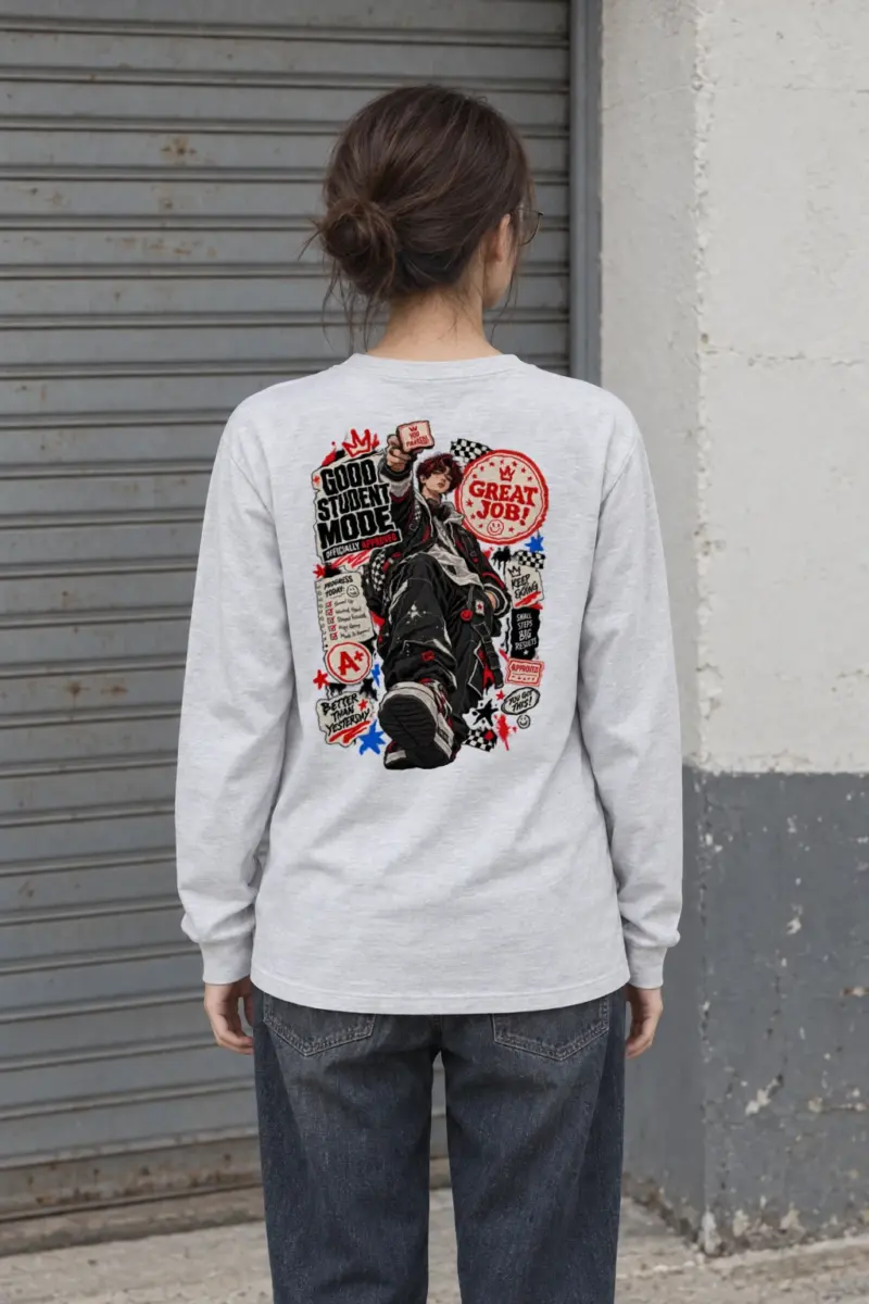 "Good Student Mode" Unisex Longsleeve T-shirt | Gildan 2400
