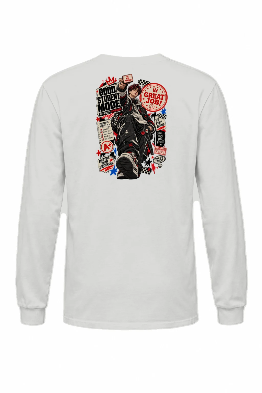 "Good Student Mode" Unisex Longsleeve T-shirt | Gildan 2400