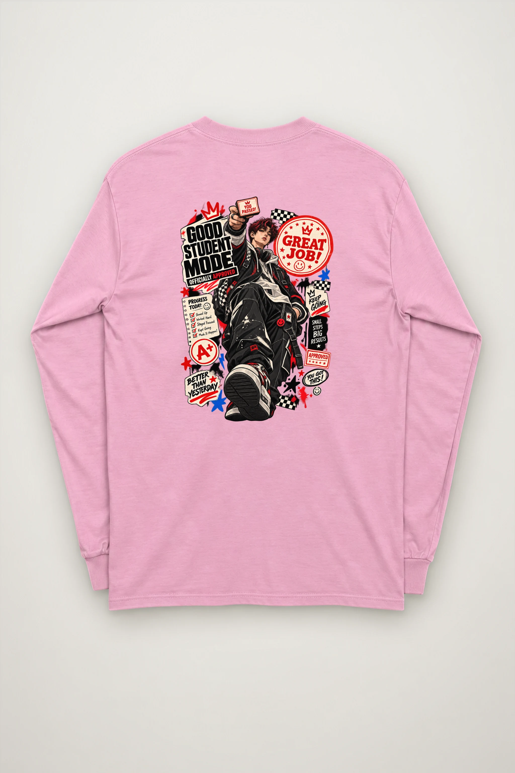 "Good Student Mode" Unisex Longsleeve T-shirt