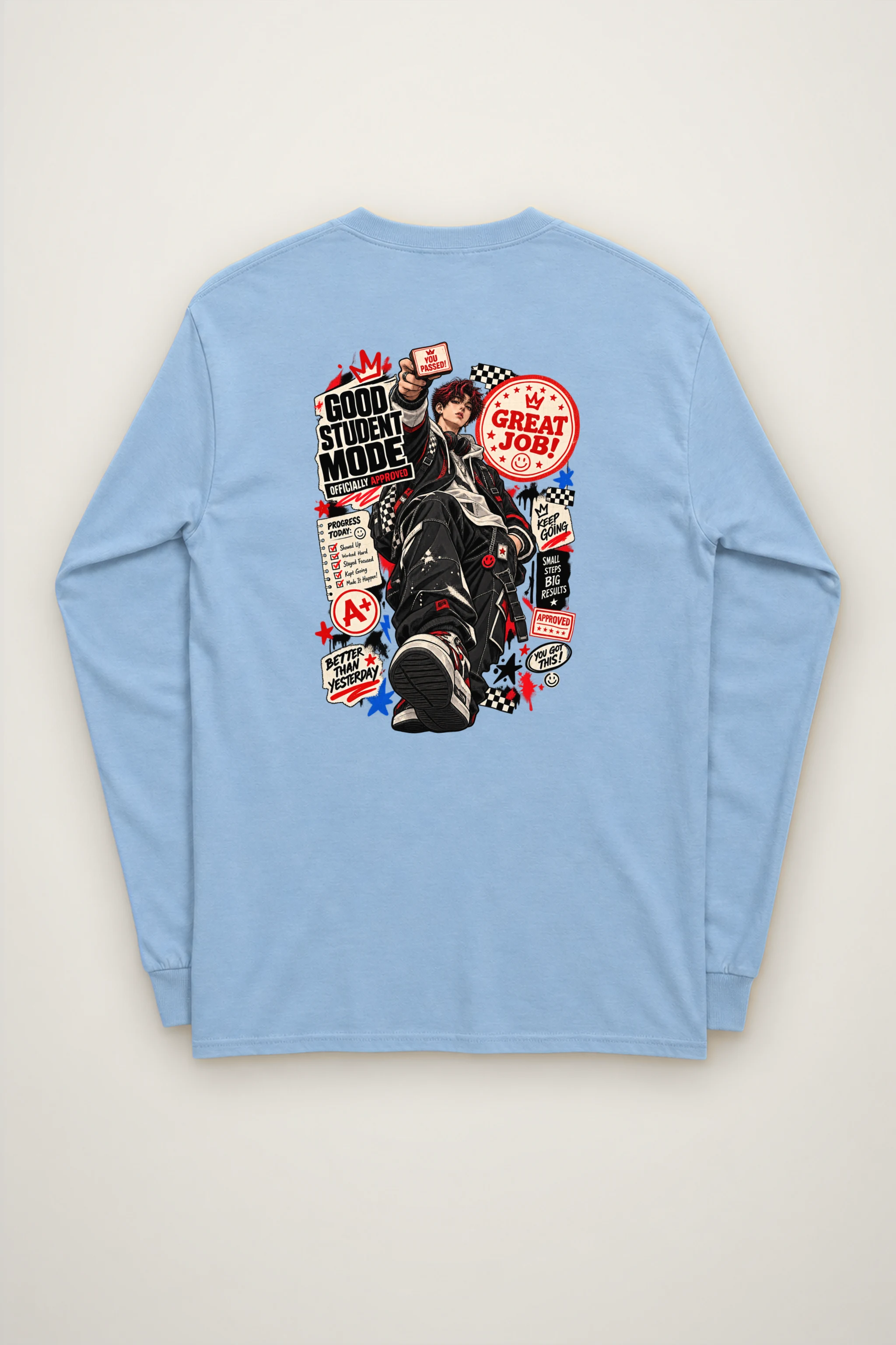 "Good Student Mode" Unisex Longsleeve T-shirt