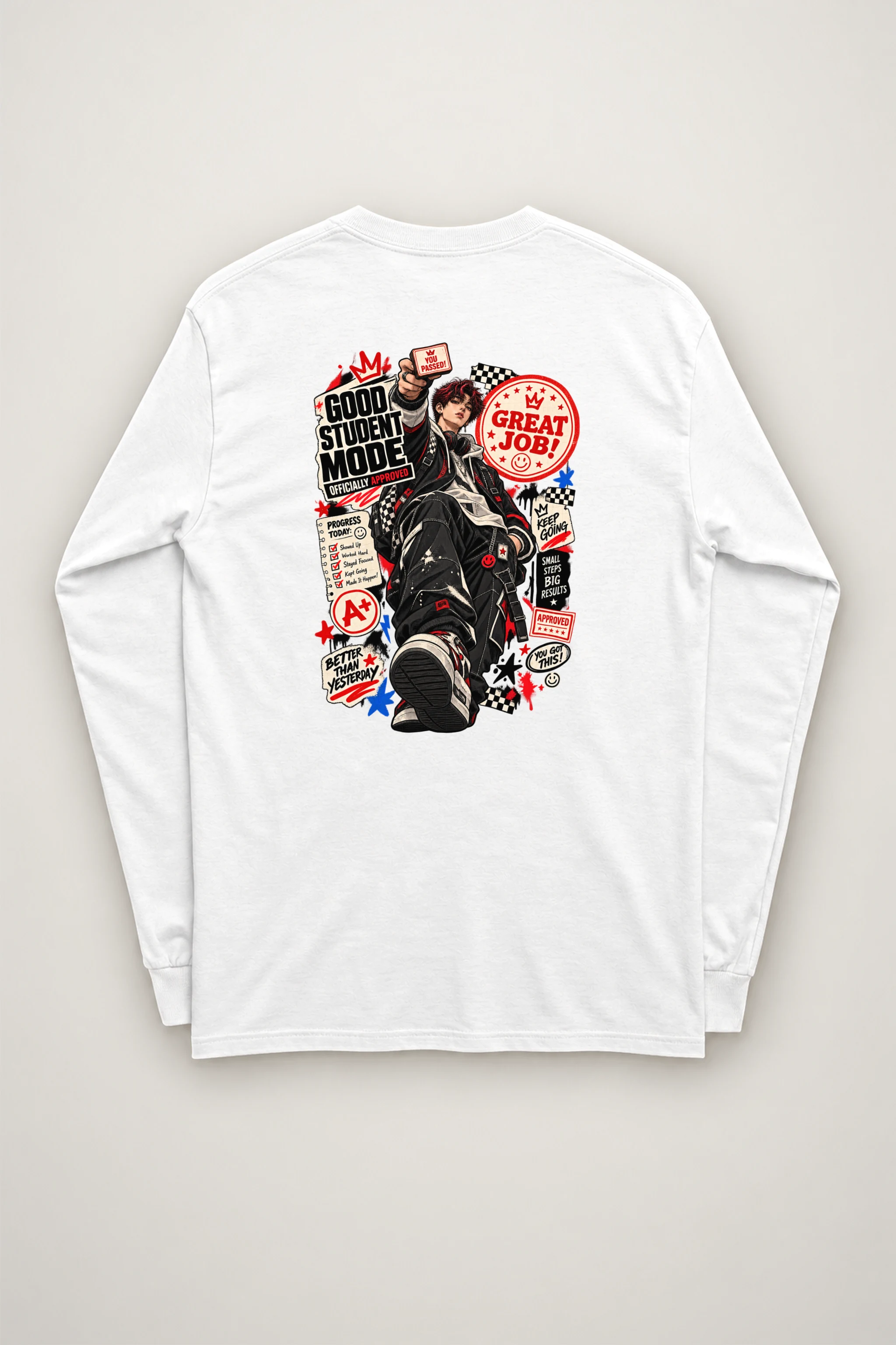 "Good Student Mode" Unisex Longsleeve T-shirt