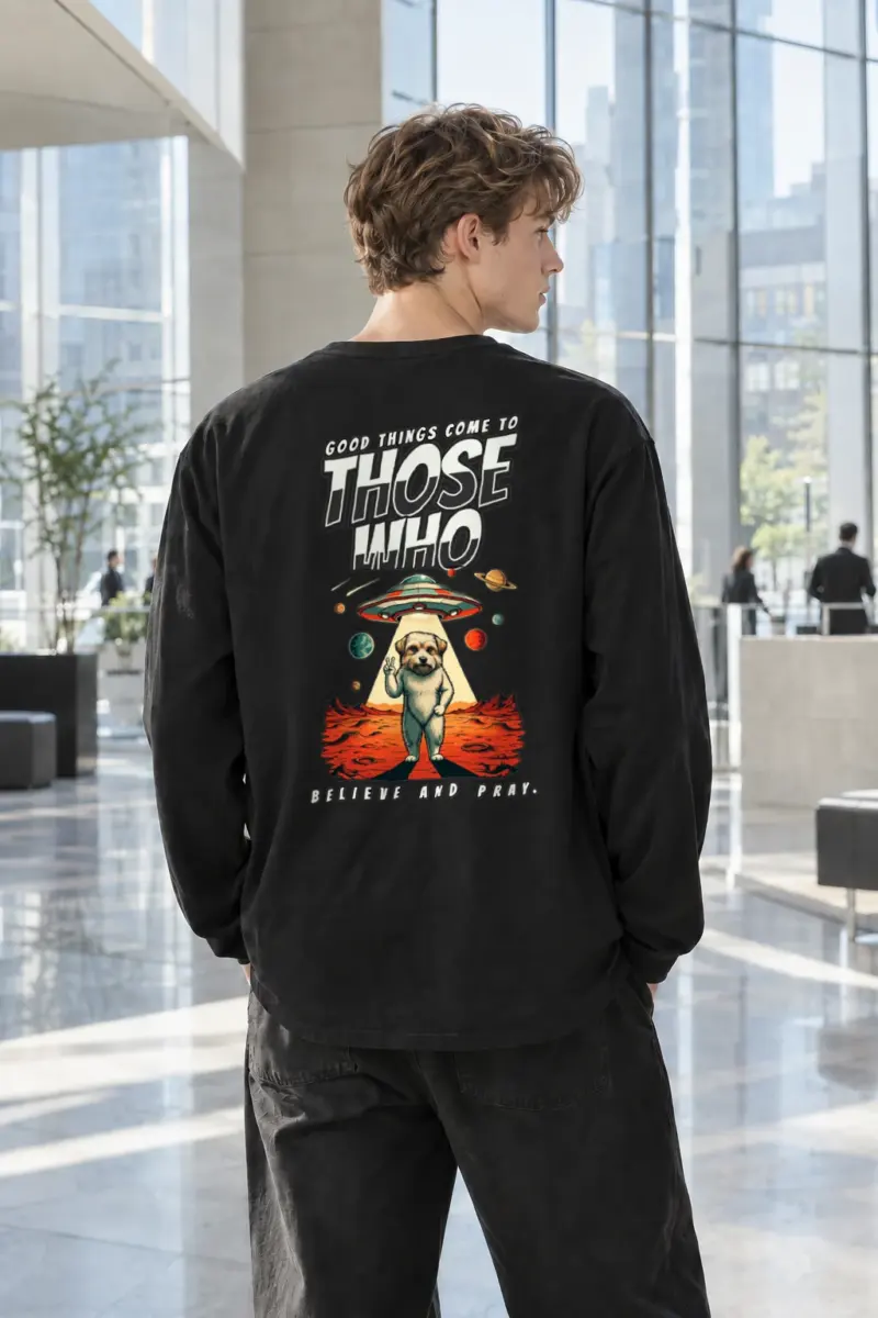 "Good Things Come" Unisex Longsleeve T-shirt | Gildan 2400