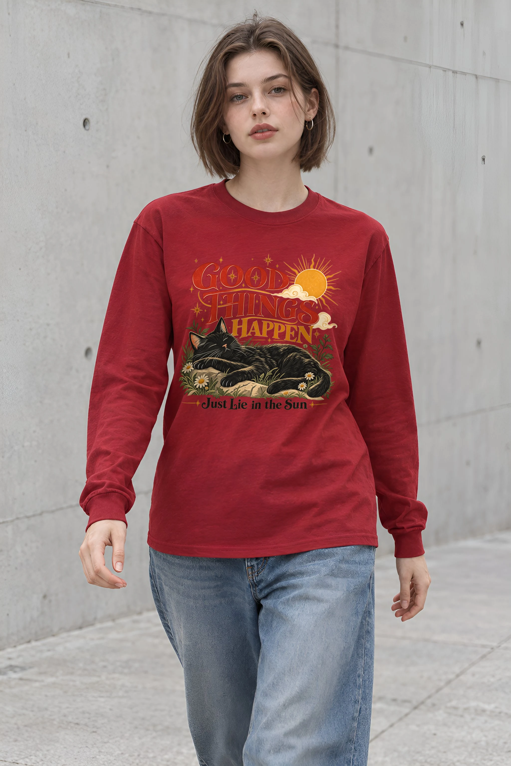 "Good Things Happen" Unisex Longsleeve T-shirt