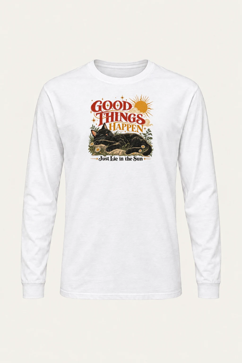 "Good Things Happen" Unisex Longsleeve T-shirt | Gildan 2400