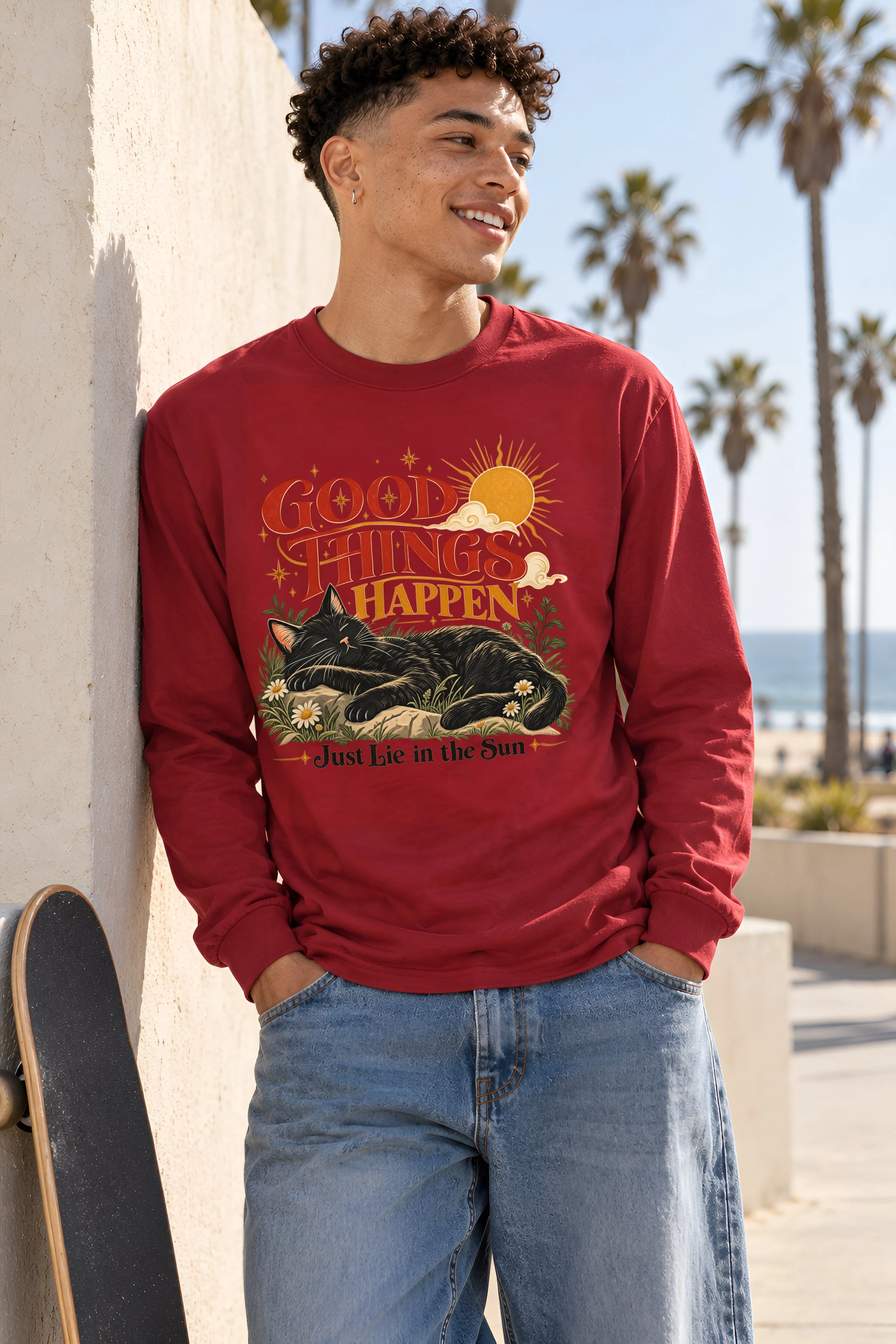"Good Things Happen" Unisex Longsleeve T-shirt