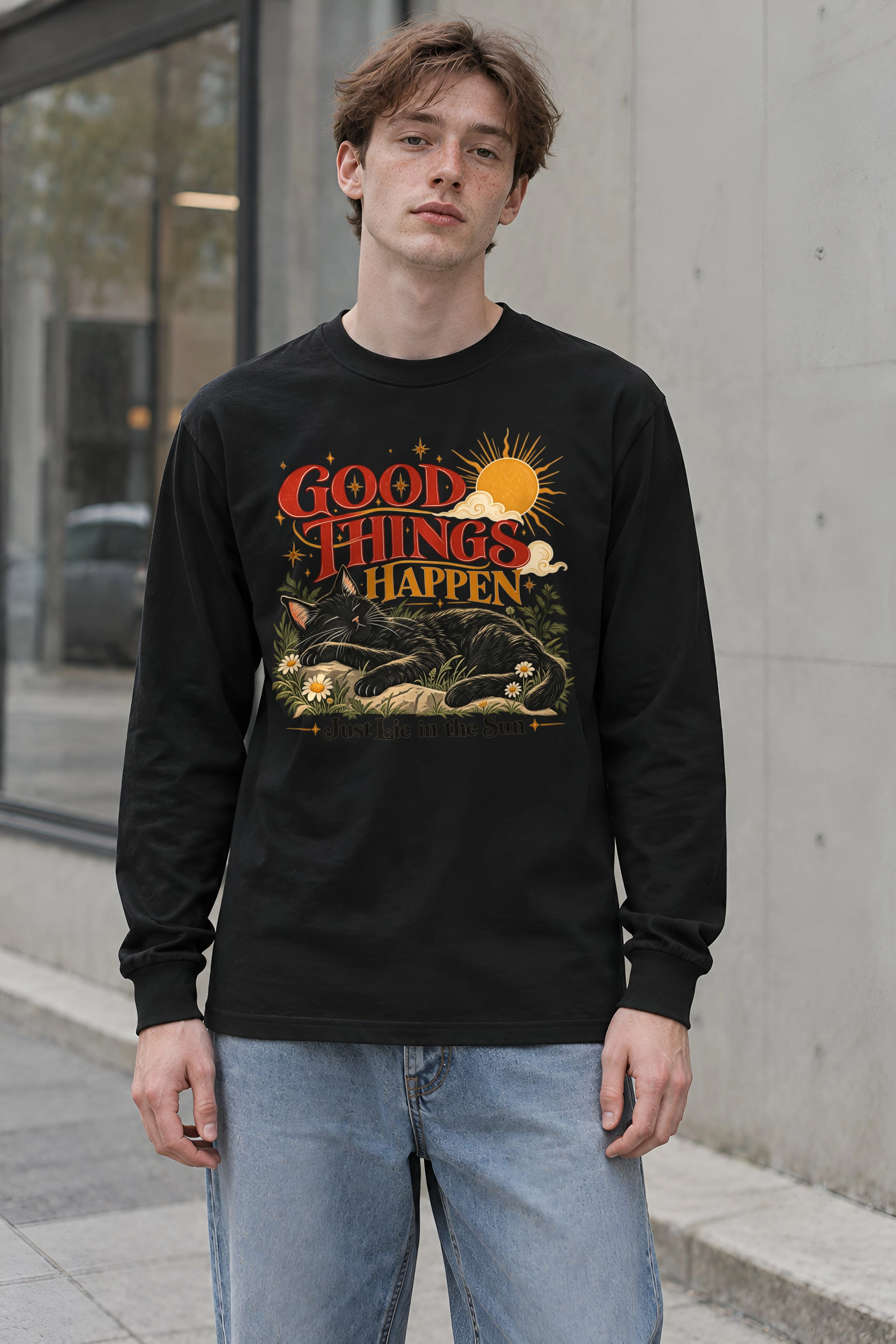 "Good Things Happen" Unisex Longsleeve T-shirt