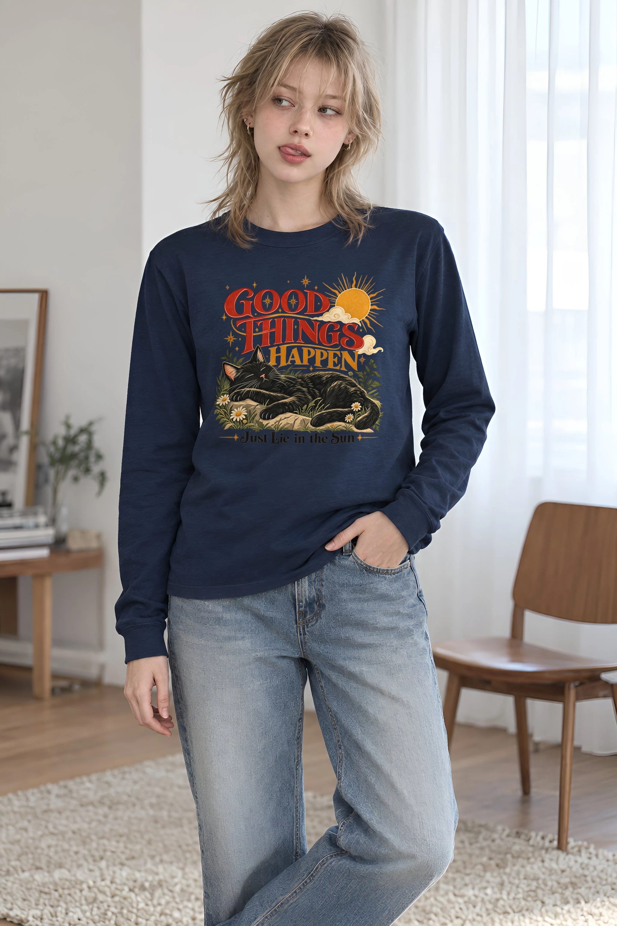 "Good Things Happen" Unisex Longsleeve T-shirt